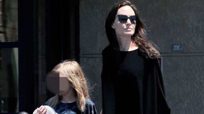 Angelina Jolie pasea junto a su hija Vivienne