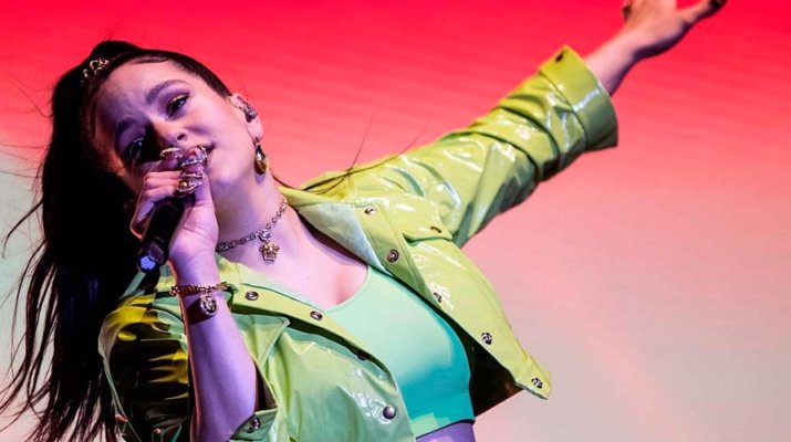 Rosalía fue la estrella en la noche reservada para Black Eyed Peas