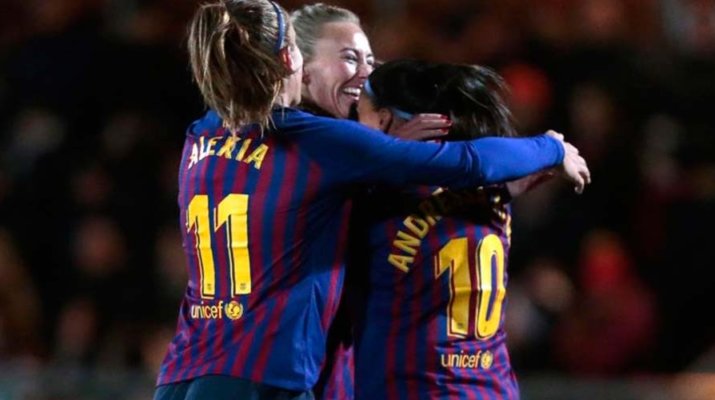 El Barcelona pone a la venta por primera vez la camiseta del equipo femenino
