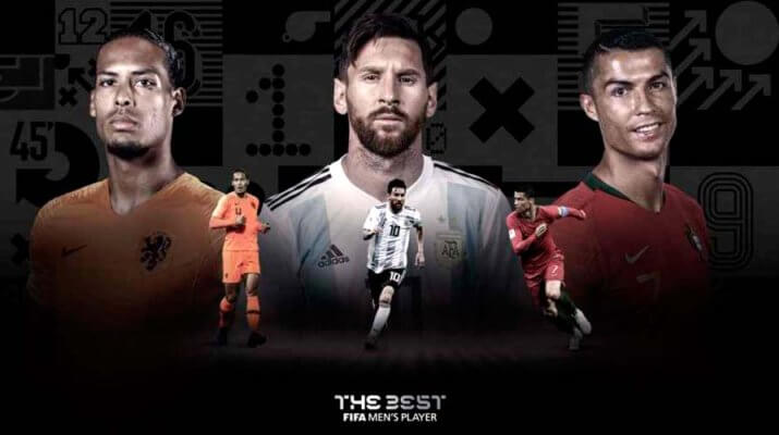 Otra vez Messi vs Ronaldo en las nominaciones de los premios The Best