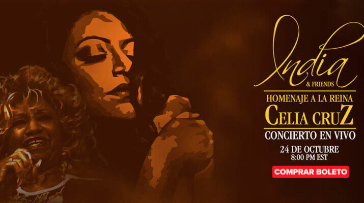 La India celebrará a Celia Cruz en su primer concierto virtual a través de LaMusica.com