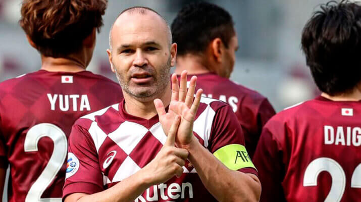 Un gol de Iniesta impulsa al Vissel Kobe hasta los cuartos de la Champions asiática (2-0)