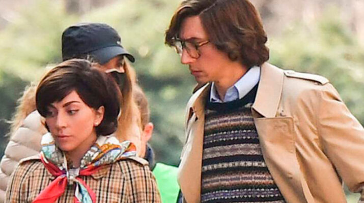 Lady Gaga y Adam Driver ruedan entre críticas el truculento asesinato de Gucci