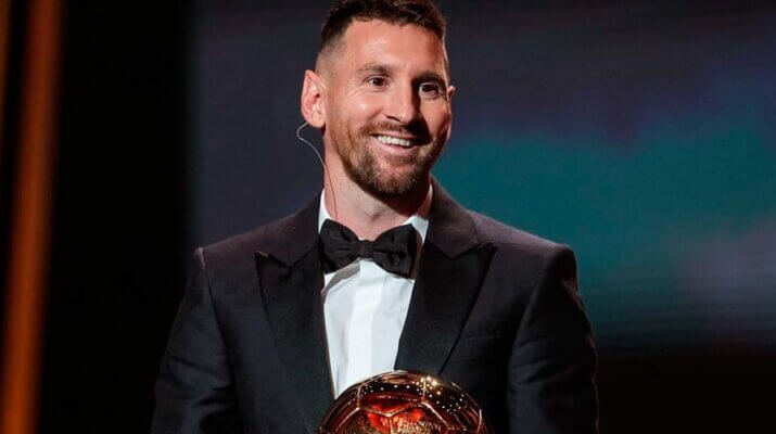 Leo Messi gana su octavo Balón de Oro y se reafirma en la historia con un insuperable récord