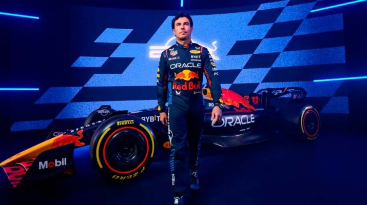 Red Bull presentó el nuevo coche de Checo Pérez y Max Verstappen con la presencia de Christian Horner