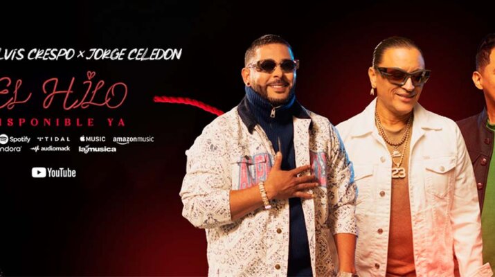 Elvis Crespo fusiona múltiples estilos musicales en "El Hilo" junto a RKM y Jorge Celedón