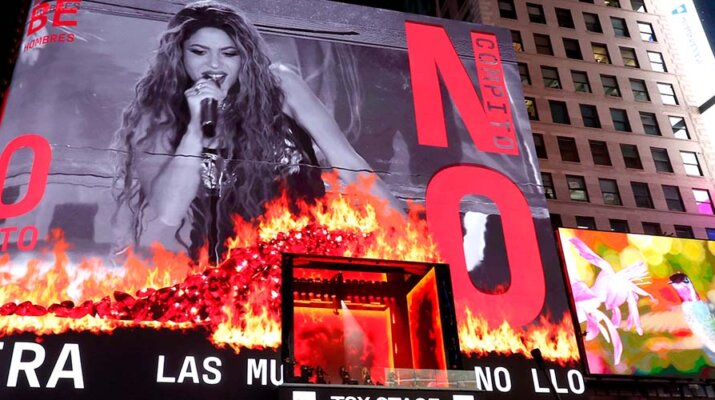 "SHAKIRA DESDE TIMES SQUARE", el detrás de cámaras del histórico concierto de Shakira en Times Square en Nueva York
