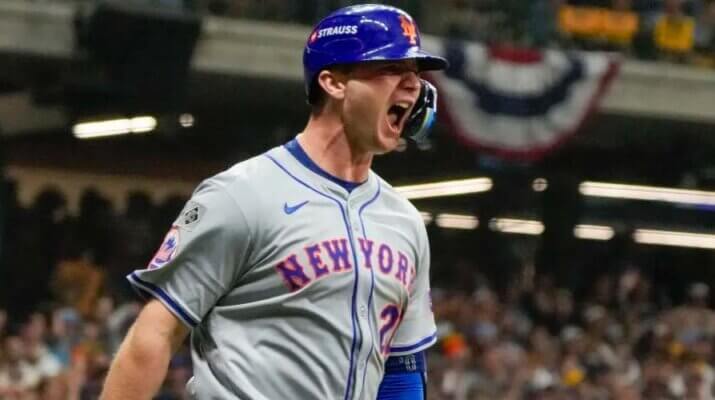 Jonrón de Pete Alonso pone a los Mets en la Serie Divisional