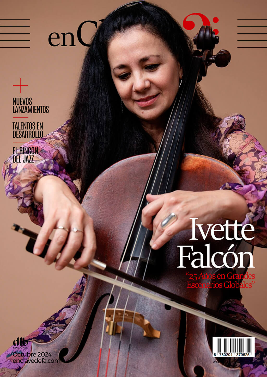 Ivette Falcón portada en Clave de Fa