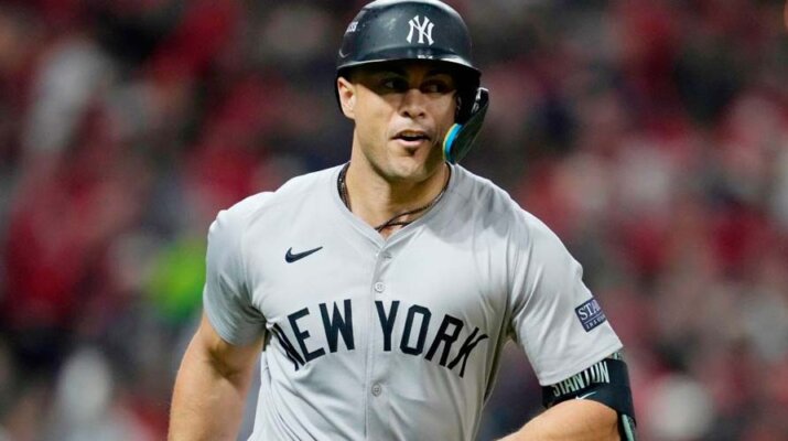 Giancarlo Stanton tomó su primera práctica de bateo en el terreno