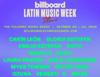 La Semana Billboard de la Música Latina 2025 anuncia la primera ronda de artistas estelares