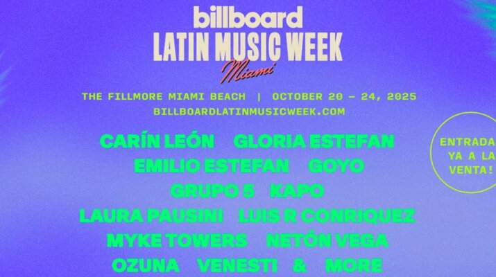 La Semana Billboard de la Música Latina 2025 anuncia la primera ronda de artistas estelares