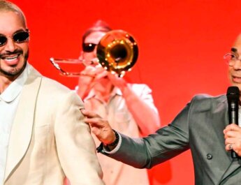 J Balvin y Gilberto Santa Rosa traen la magia de la salsa a ‘Tonight Show’ con ‘Misterio’