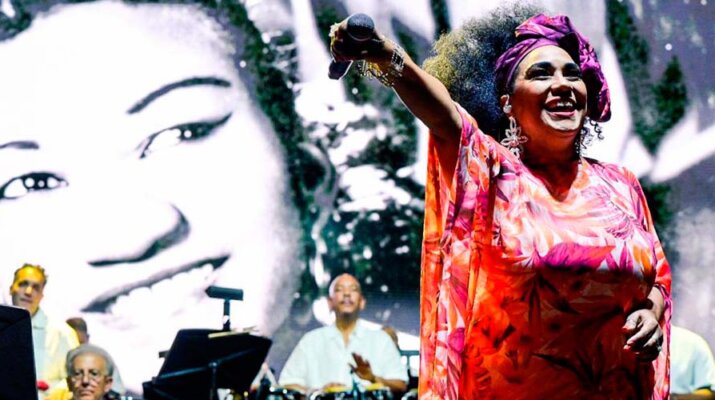 Aymée Nuviola revive a Celia Cruz en SummerStage