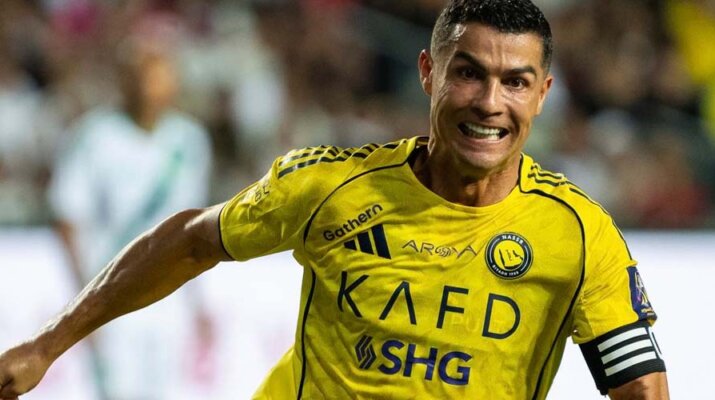 Cristiano Ronaldo anotó el gol número 940 de su carrera en la goleada del Al Nassr
