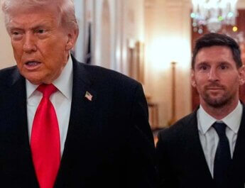 Trump recibió a Messi en la Casa Blanca y reveló que uno de sus hijos “es un gran fan” del argentino