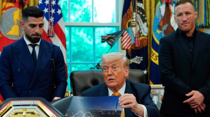 Campeón de UFC Ilia Topuria reveló regalo de Donald Trump tras visita a la Casa Blanca