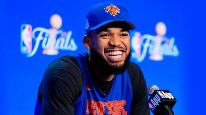 Karl Anthony Towns sobre Finales de NBA: “Formar parte de los Knicks significa mucho”