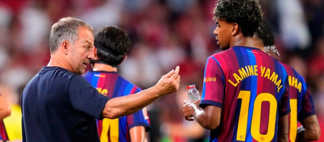 Hansi Flick sobre Lamine Yamal: “Será el mejor jugador del mundo, si no lo es ya”
