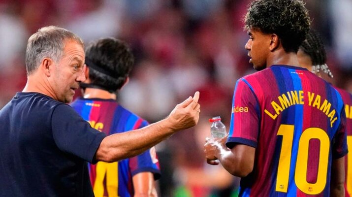 Hansi Flick sobre Lamine Yamal: “Será el mejor jugador del mundo, si no lo es ya”
